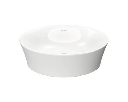 Duravit White Tulip Раковина накладная Oslash;50см, без перелива, без отв., WonderGliss, цвет: белый. 23655000701