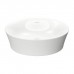 Duravit White Tulip Раковина накладная Oslash;50см, без перелива, без отв., WonderGliss, цвет: белый. 23655000701
