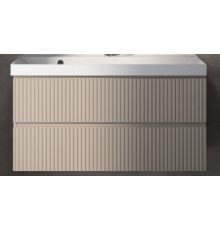 AQM900110BGS1Тумба под умывальник подвесная 100 см., цвет бежевый. AQM900110BG