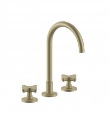 Fantini Icona Classic Смеситель для раковины, 3 отверстия, цвет: матовое золото. 53 P6 R007