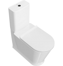Унитаз-компакт Kerama Marazzi Plaza Modern PLMR.wc.01 безободковый, с микролифтом