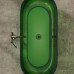 Dea Design Shadow Ванна 170х72х56см., отдельностоящая, Glasstek, прозрачная смола, цвет: Emerald R3. DD8675 1700 R3