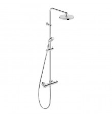 Duravit B.1 Душевая колонна с термостатическим смесителем, верхним душем, штангой и лейкой, цвет: хром. B14280008010