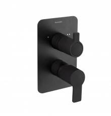 Встраиваемый смеситель для душа и ванны Ramonsoler Blautherm 941502SNM С ВНУТРЕННЕЙ ЧАСТЬЮ, черный