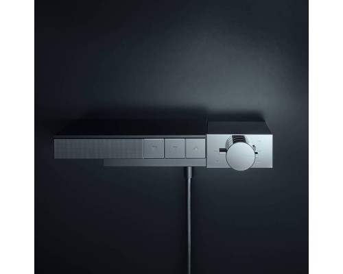 Axor Edge Смеситель для душа, термостат, на 3 источника, алмазная огранка, цвет: хром. 46141000