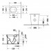 Duravit White Tulip Унитаз напольный 37х58х42 см, безободковый, слив в стену, WonderGliss, цвет: белый. 20010900001