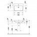 Duravit Happy D.2 Plus Раковина накладная, 60х46см., без отв., выпуск с керамической крышкой, цвет: Anthracite matt. 2360601360
