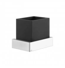 Gessi Rettangolo Стакан подвесной, цвет: хром/черный. 20808#031