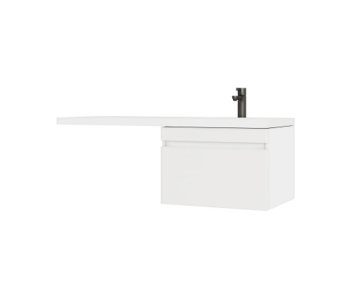 Тумба с раковиной Vigo Urban 60 R 1 ящик, под стиральную машину, белая