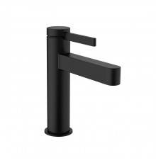 Hansgrohe Finoris Смеситель для раковины, однорычажный, 110 со сливным клапаном Push-Open, цвет: матовый черный. 76023670