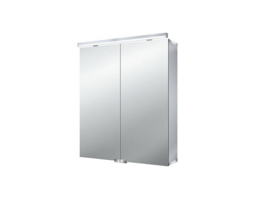 EMCO Pure Зеркальный шкаф 60x70см., LED-подсветка, 2 двери, 2 полки, розетка, без нижней подсветки. 9797 050 81 EMCO Pure Зеркальный шкаф 60x70см., LED-подсветка, 2 двери, 2 полки, розетка, без нижней подсветки. 9797 050 81
