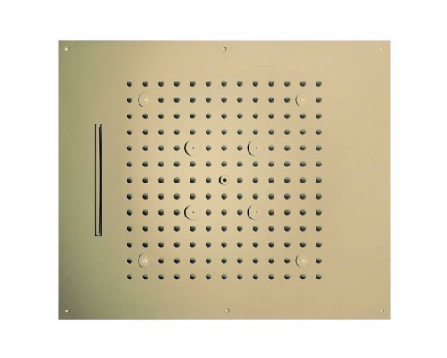 BOSSINI DREAM/3 Верхний душ 570 x 470 мм, 3 режима (дождь, каскад, туман), с 4 LED (белый), блок питания/управления, цвет: античная бронза. H38940.022