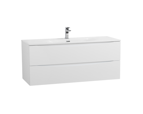 Тумба с раковиной BelBagno Marino-cer-n 120 подвесная, bianco opaco