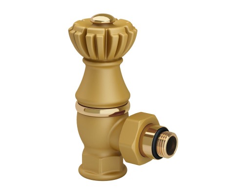 Клапан SR Rubinetterie угловой серияLiberty1/2 х3/4 цвет золото RAL1036 0325-2000V00R