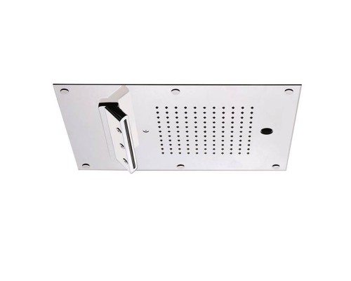 Carimali MyDream Верхний душ 450х300 мм, потолочный, 121 форсунка, 3 потока воды: дождь, каскад, распылители, двойной каскад, цвет: хром. 23079XN-CRX Carimali MyDream Верхний душ 450х300 мм, потолочный, 121 форсунка, 3 потока воды: дождь, каскад, распылители, двойной каскад, цвет: хром. 23079XN-CRX