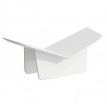 Laufen Home collection Керамическая подставка для книг 34.5x14.5x12.5/13см., LIBRO, настольная, цвет: белый. 8.7777.8.000.000.1
