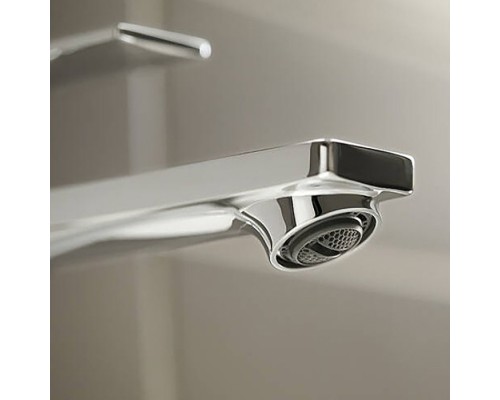 Hansgrohe Rebris E Смеситель для раковины, 1 отв., CoolStart, с донным клапаном, цвет: хром. 72581000 Hansgrohe Rebris E Смеситель для раковины, 1 отв., CoolStart, с донным клапаном, цвет: хром. 72581000