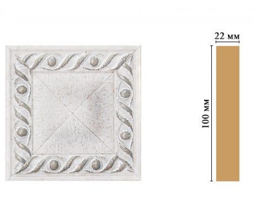 Вставка цветная DECOMASTER D207-42 (100*100*22мм)