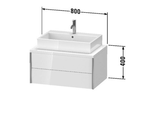 Duravit XViu Тумба подвесная 160x55x40см с раковиной, 2 ящика, цвет: белый глянцевый. 23586000001, UV102C12222 160см, XV59170B122 Duravit XViu Тумба подвесная 160x55x40см с раковиной, 2 ящика, цвет: белый глянцевый. 23586000001, UV102C12222 160см, XV59170B122