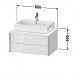 Duravit XViu Тумба подвесная 160x55x40см с раковиной, 2 ящика, цвет: белый глянцевый. 23586000001, UV102C12222 160см, XV59170B122