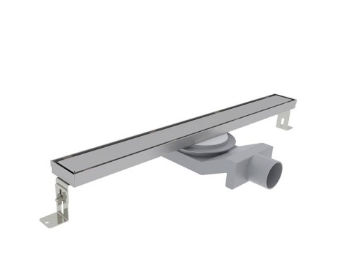 Plumberia Selection Трап душевой PS LINEAR 6x100 2устор. накладка из нерж.стали, комбинир.затвор с горизонт. Выпуском Ду 50мм,40л/мин, цвет: нержавеющая сталь. PSL100MT