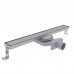 Plumberia Selection Трап душевой PS LINEAR 6x100 2устор. накладка из нерж.стали, комбинир.затвор с горизонт. Выпуском Ду 50мм,40л/мин, цвет: нержавеющая сталь. PSL100MT