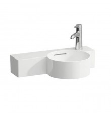Laufen VAL Раковина-мини 55x31.5x11.5см., Dx, подрезаемая до 43cм/, цвет: белый. 8.1528.4.000.106.1