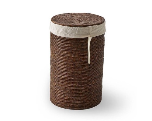 Decor Walther Basket  Корзина для белья, напольная, цвет: ротанг темный. 0936592