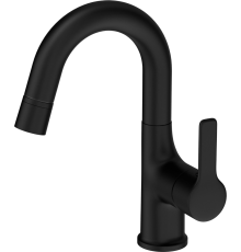 Смеситель для раковины Wonzon   Woghand WW-FE01L212-MB черный матовый