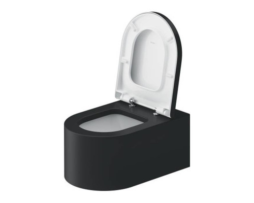 Duravit Millio Унитаз подвесной, 37х57см.,  декор Smooth, крепление в компл., цвет: темно-серый матовый. 250409FE