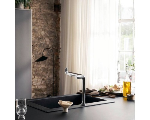 Hansgrohe Aqittura M91 Смеситель для кухни, 1 отв., цвет: хром. 76804000 Hansgrohe Aqittura M91 Смеситель для кухни, 1 отв., цвет: хром. 76804000