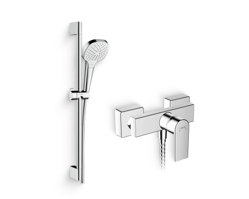 Душевой комплект Смеситель для душа Hansgrohe Vernis Shape 71650000 хром + Гарнитур Croma Select E 26592400 Душевой комплект Смеситель для душа Hansgrohe Vernis Shape 71650000 хром + Гарнитур Croma Select E 26592400