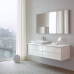 Duravit XViu Тумба подвесная 160x55x40см с раковиной, 2 ящика, цвет: белый глянцевый. 23586000001, UV102C12222 160см, XV59170B122