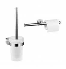Набор Держатель Hansgrohe Logis Universal 41717000 двойной + Ершик 41722000