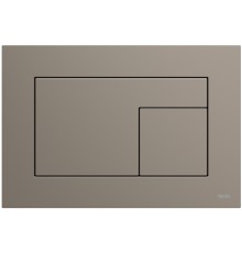 TECEvelvet 9240730 Панель смыва, 2 объёма, 220х150х5 мм, FENIX-против отпечатков, Бежево-коричневая 9240730