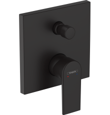 Встраиваемый смеситель для душа и ванны Hansgrohe Vernis Shape 71468670, С ВНУТРЕННЕЙ ЧАСТЬЮ, матовый черный