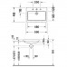 Duravit Vero Раковина 55x46.5см., встраиваемая, 1 отв., с переливом, цвет: белый. 0315550000