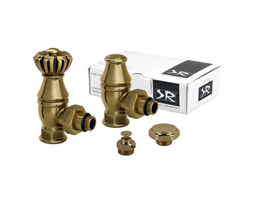 Комплект SR Rubinetterie серияLiberty1/2 х3/4угловой, цвет бронза 0320-2000Z000