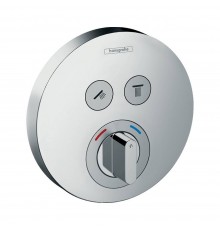 Встраиваемый смеситель для душа и ванны Hansgrohe ShowerSelect S 15748000, С ВНУТРЕННЕЙ ЧАСТЬЮ, хром
