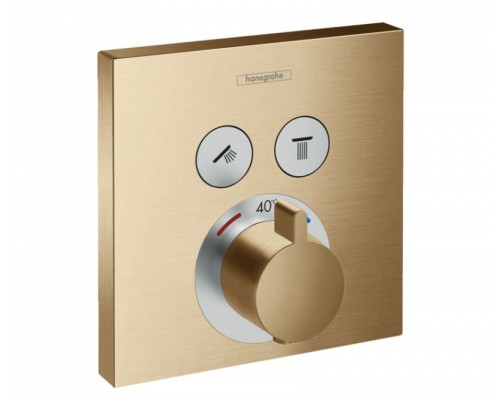 HG 15 763 140 ShowerSelect Термостат для 2х потребителей (внешняя монтажная часть) 15763140