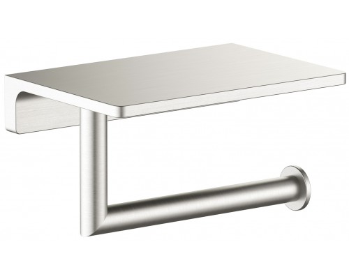 Timo 13043/13 Saona Держатель туалетной бумаги с полочкой для телефона 100х147 мм, никель 13043/13