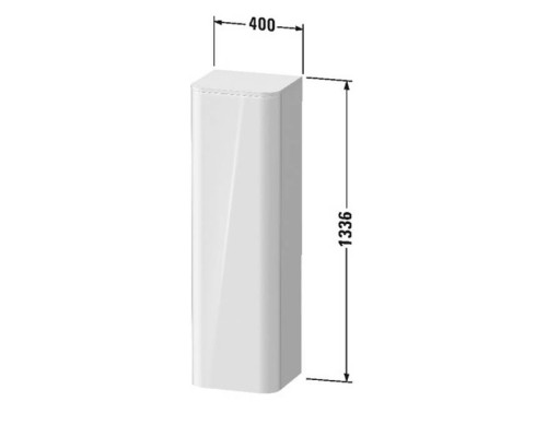 Duravit Happy D.2 Plus Пенал подвесной 133.6x40x36см, 1 дверь, 3 стекл. полки, DX, цвет: белый глянцевый. HP1261R2222 + топ HP030002222 Duravit Happy D.2 Plus Пенал подвесной 133.6x40x36см, 1 дверь, 3 стекл. полки, DX, цвет: белый глянцевый. HP1261R2222 + топ HP030002222
