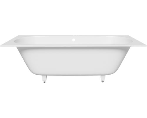 Ванна из искусственного камня Salini Ornella Axis S-Stone 190x90 см, встраиваемая, матовая белая, на ножках