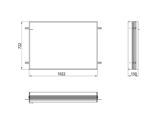 Emco Asis prime Встраиваемая рама для зеркального шкафа, 102.2xH72.2см. 9497 000 12 Emco Asis prime Встраиваемая рама для зеркального шкафа, 102.2xH72.2см. 9497 000 12