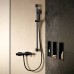 Hansgrohe Tecturis E Смеситель для душа, настенный, цвет: чёрный матовый. 73620670