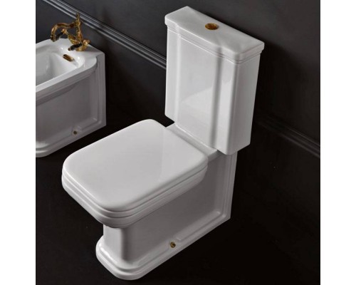 Kerasan Waldorf Унитаз-моноблок 68х40см, цвет: белый/бронза. 411701, 418101, 750993, 760393 Kerasan Waldorf Унитаз-моноблок 68х40см, цвет: белый/бронза. 411701, 418101, 750993, 760393