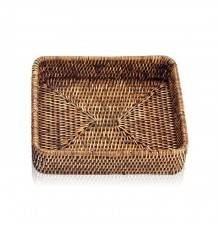 Decor Walther Basket Tab1 Лоток универсальный 18x22см, настольный, цвет: ротанг темный. 0931992