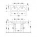 Duravit D-Code Раковина 120х49см., 1 отв., двойная, цвет: белый. 03481200002