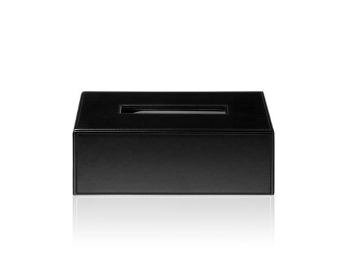 Decor Walther Brownie KB40 Диспенсер для салфеток 24x12x8см, настольный, цвет: черная кожа. 0839960