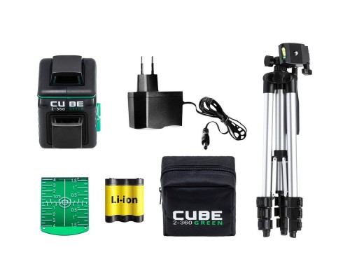 Уровень лазерный ADA CUBE 2-360 GREEN Professional Edition Уровень лазерный ADA CUBE 2-360 GREEN Professional Edition